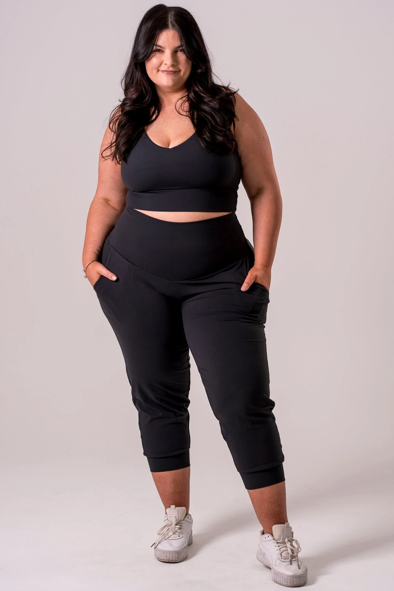 Black Luxe Capri Jogger - Image 6