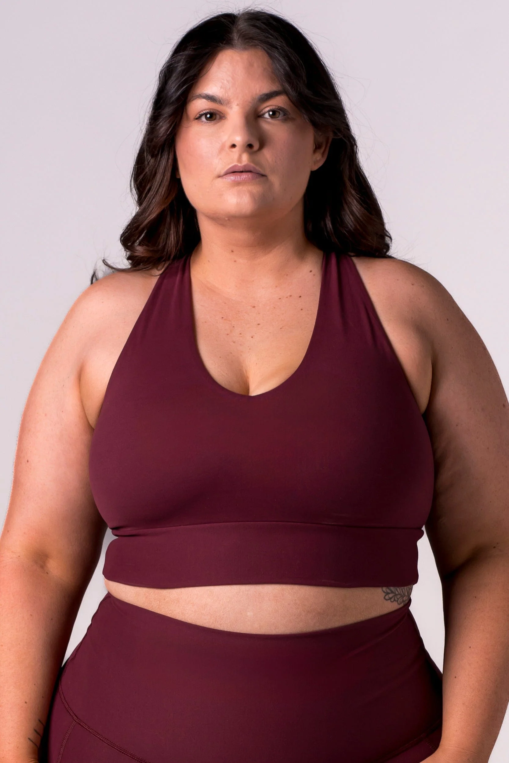 Cherry Cola Dynamic Sports Crop - Image 3