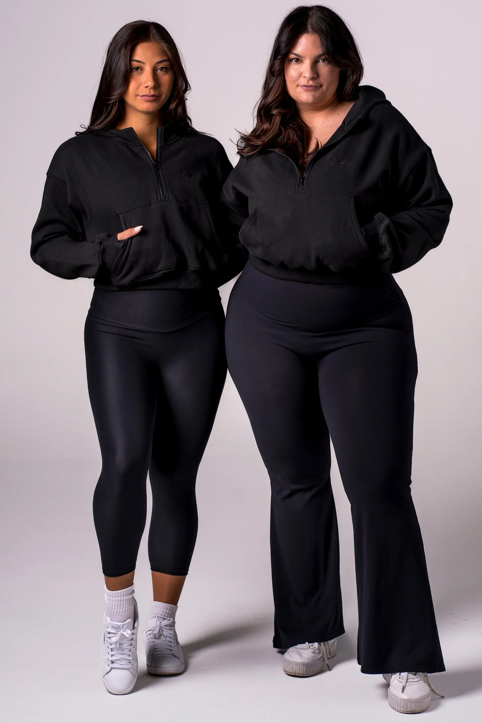 Cropped Black Hoodie - Image 4