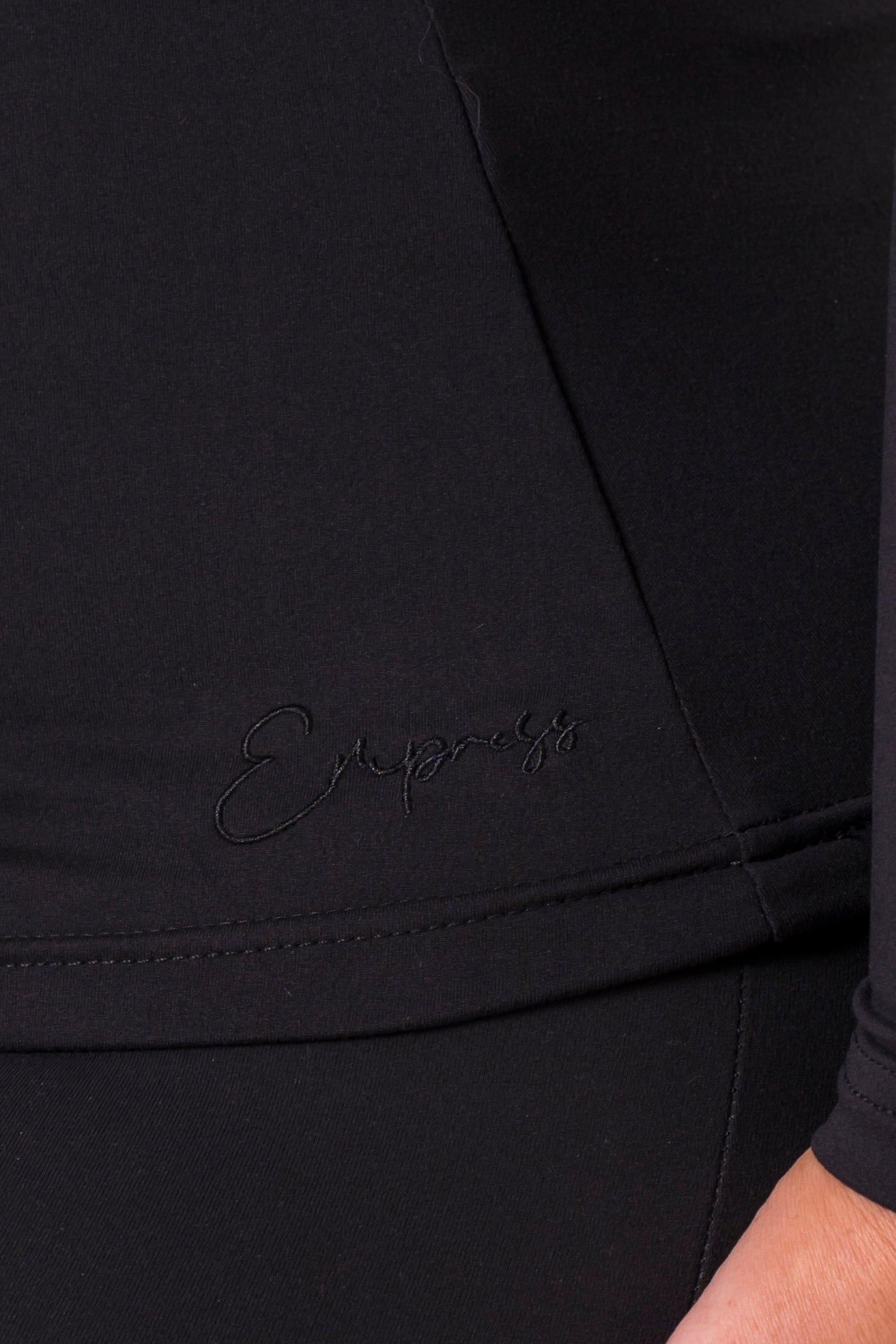 Black Built-In Long Sleeve Tee - Image 6