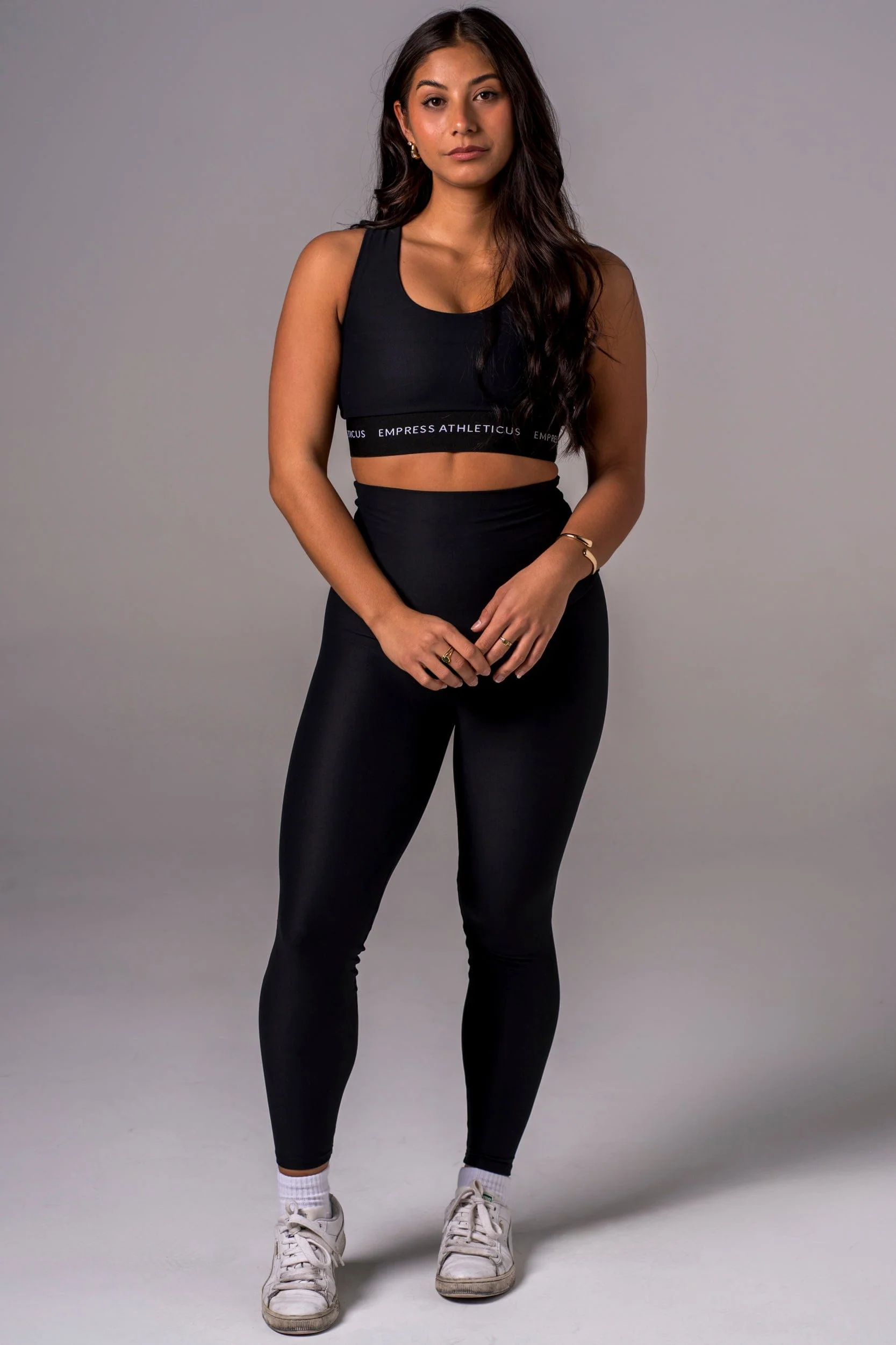 Black Dynamic Extra High Waisted Ankle Biter Leggings - Image 7