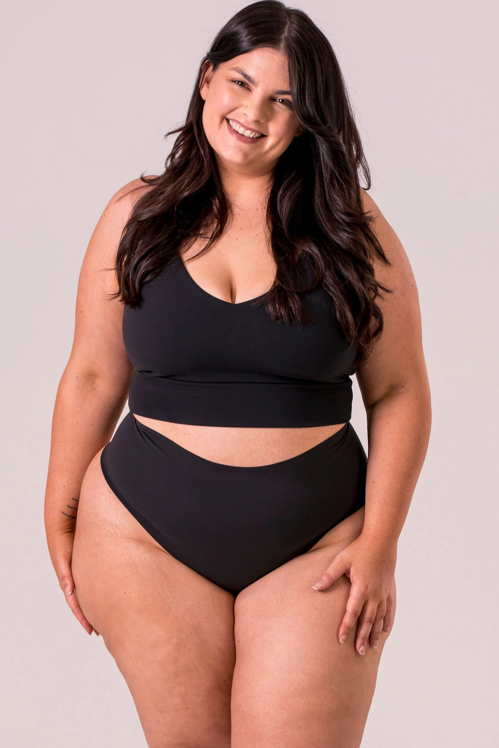 Black Luxe High Waisted Underwear 3 Pack - Image 7