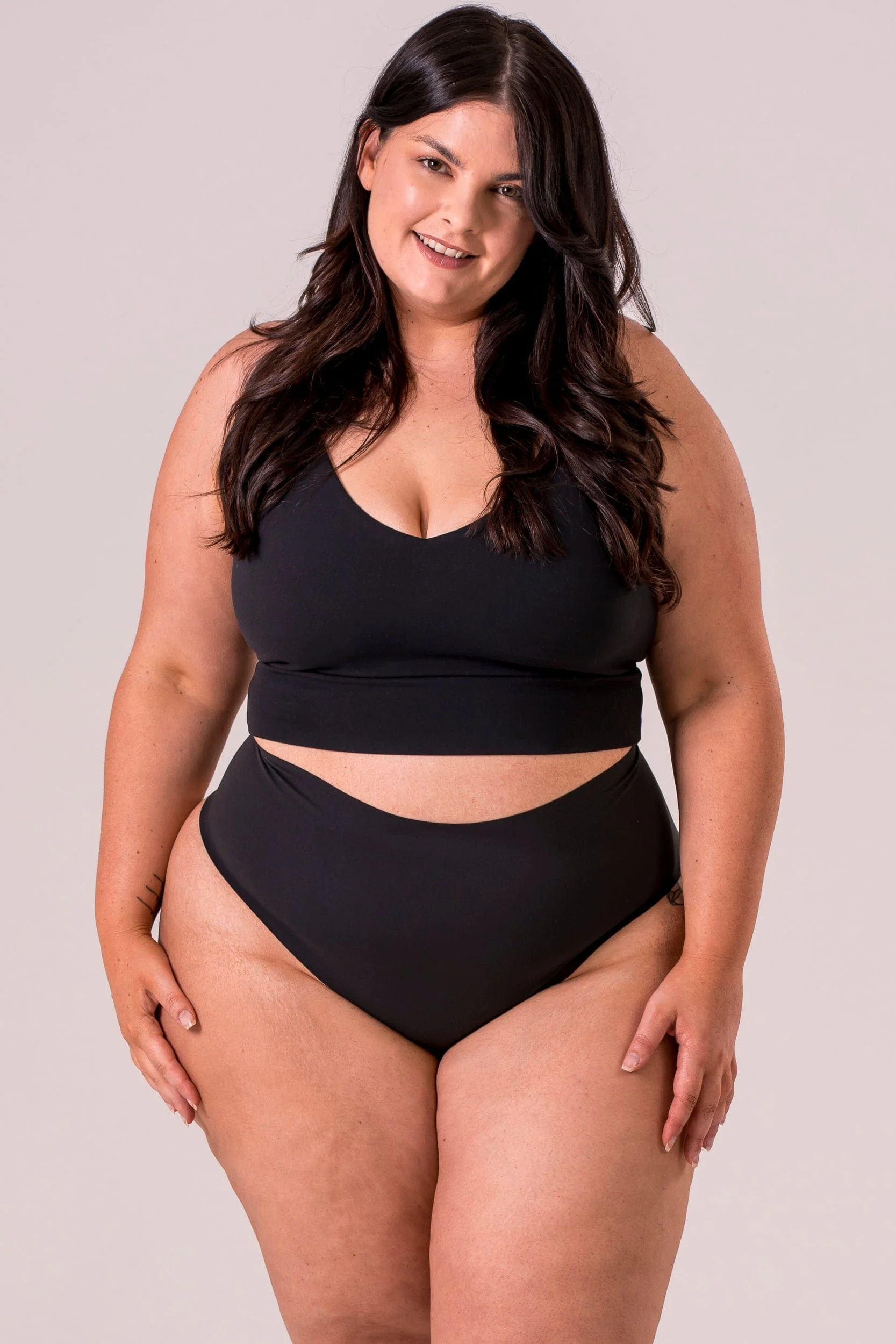 Black Luxe High Waisted Underwear 3 Pack - Image 8