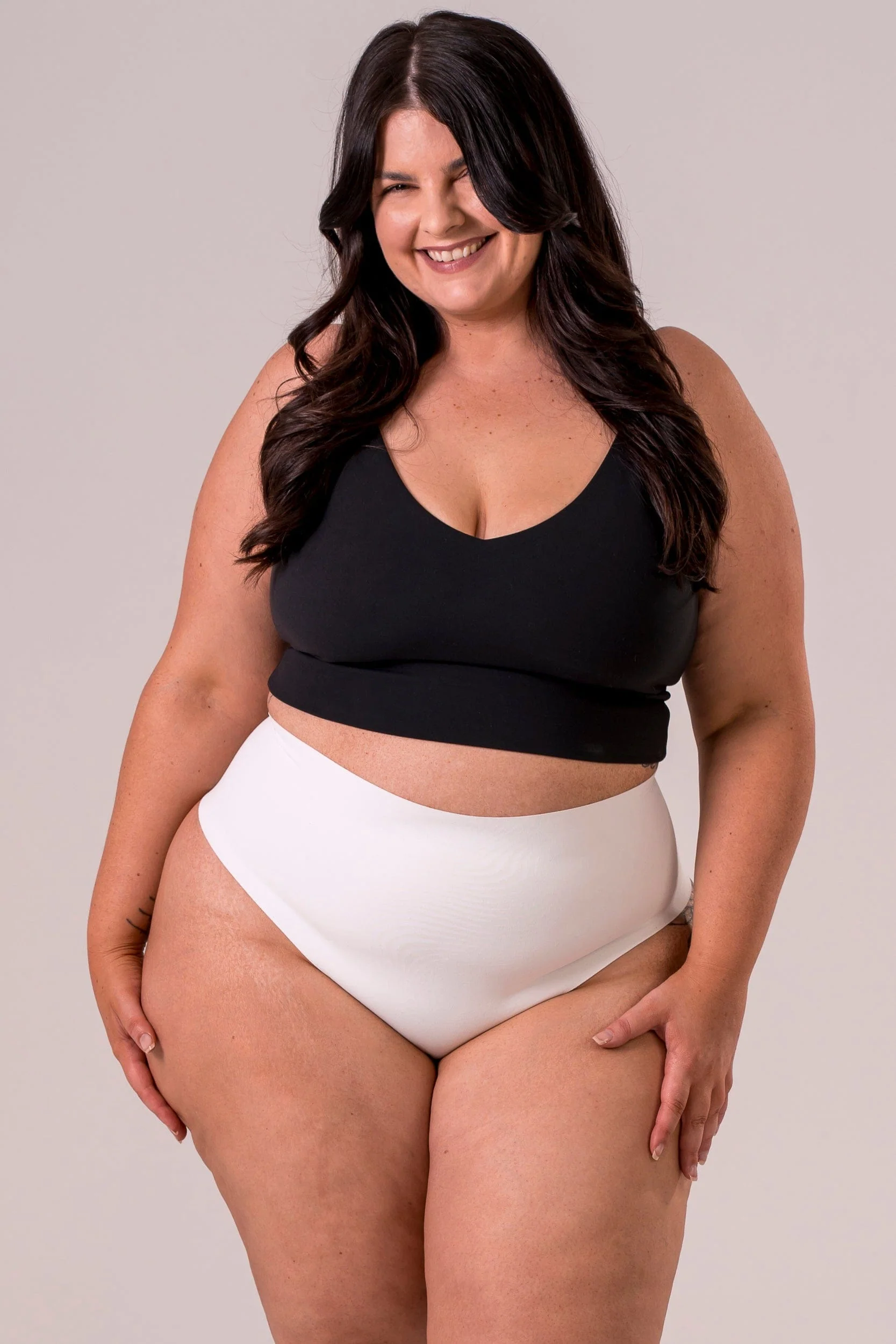 White Luxe High Waisted Underwear 3 Pack - Image 3