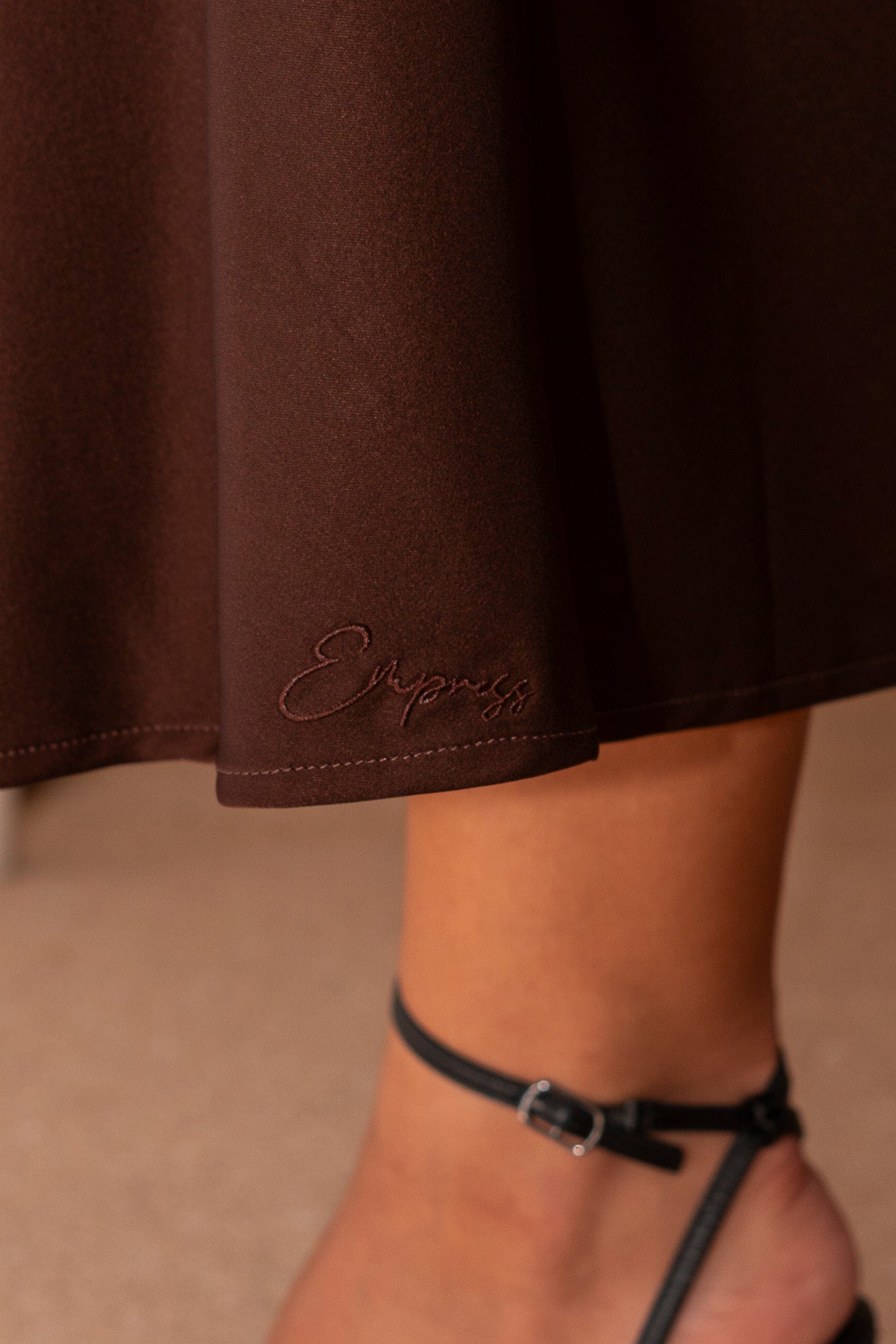 Espresso Martini Cowl Neck Dress - Image 4
