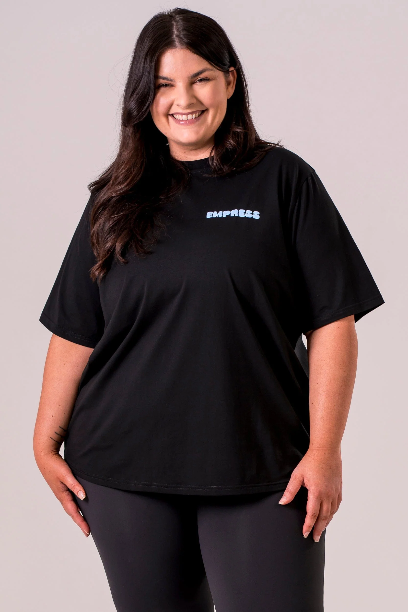 Kindness Black Oversized T-Shirt - Image 7