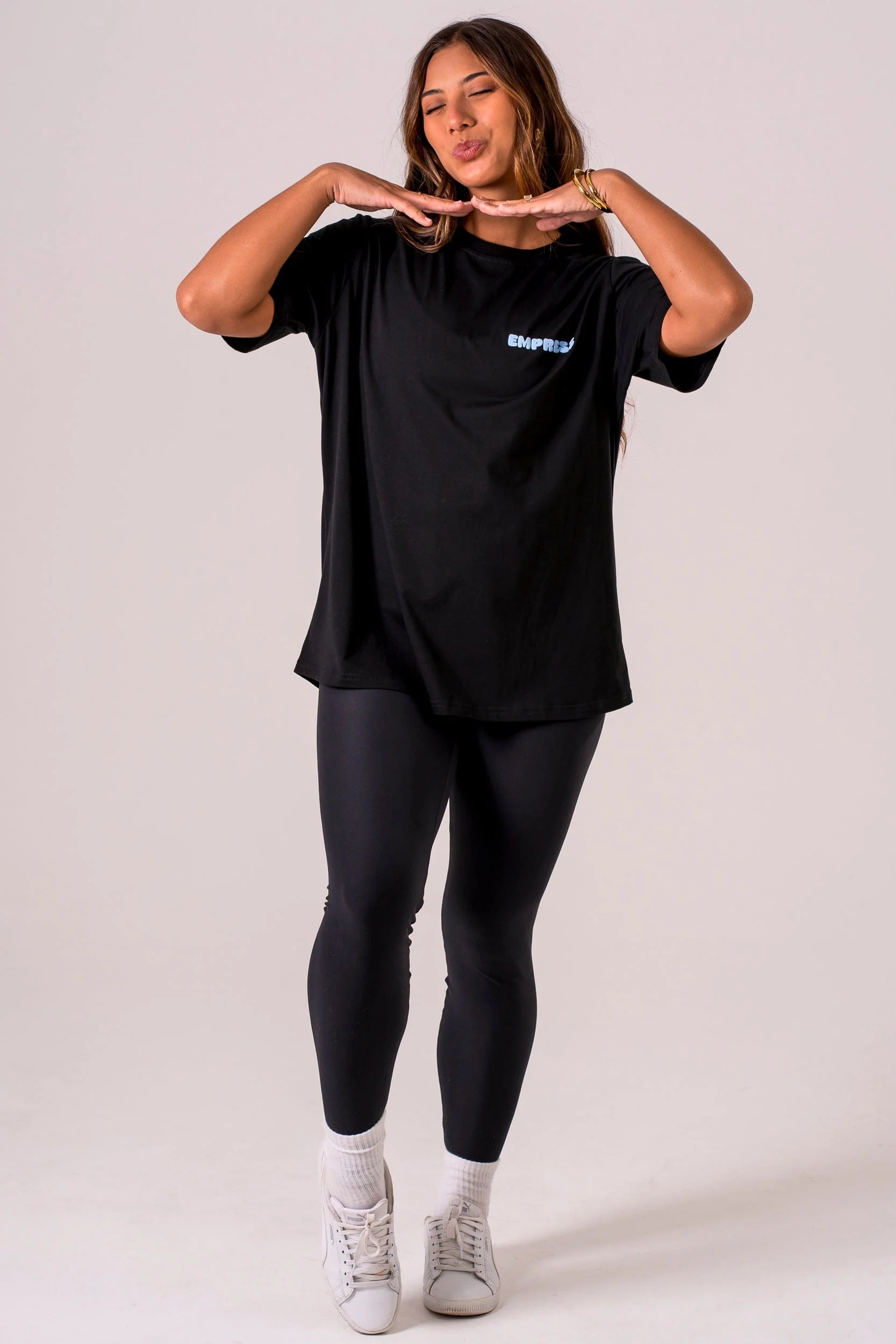 Kindness Black Oversized T-Shirt - Image 8