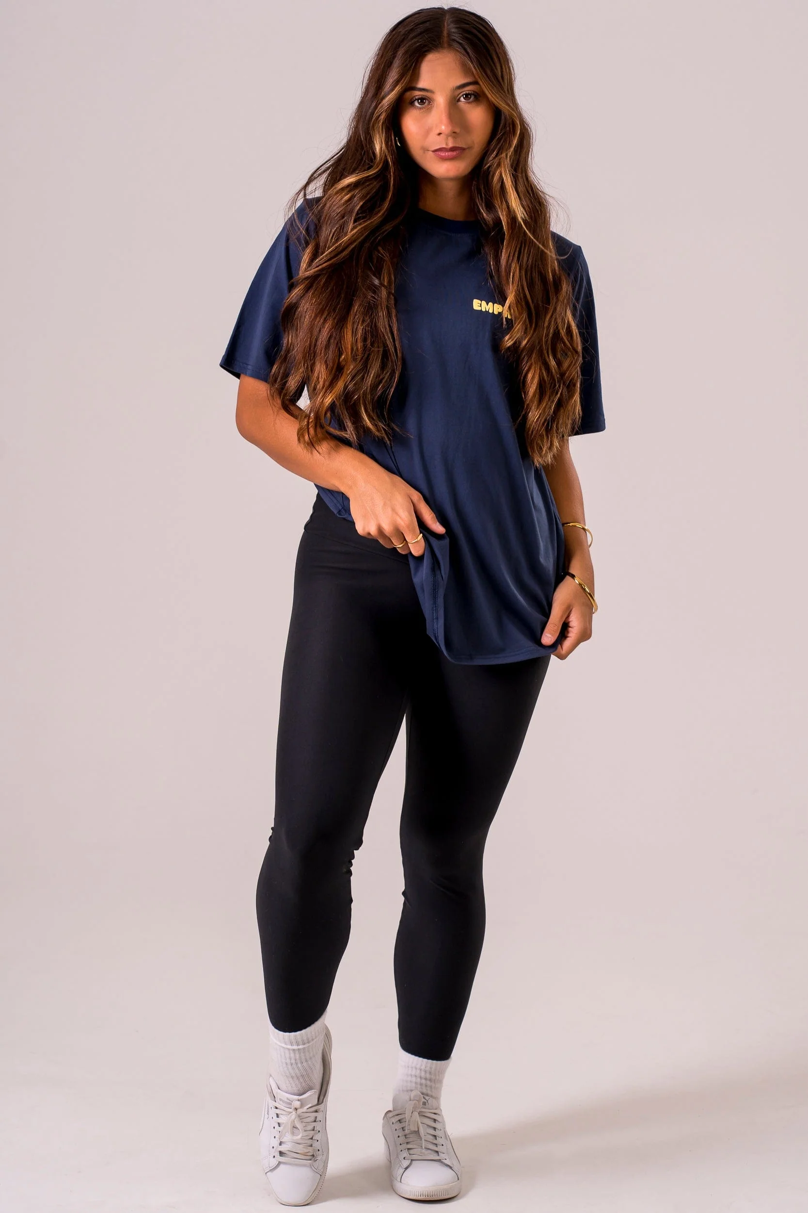 Kindness Navy Oversized T-Shirt - Image 8