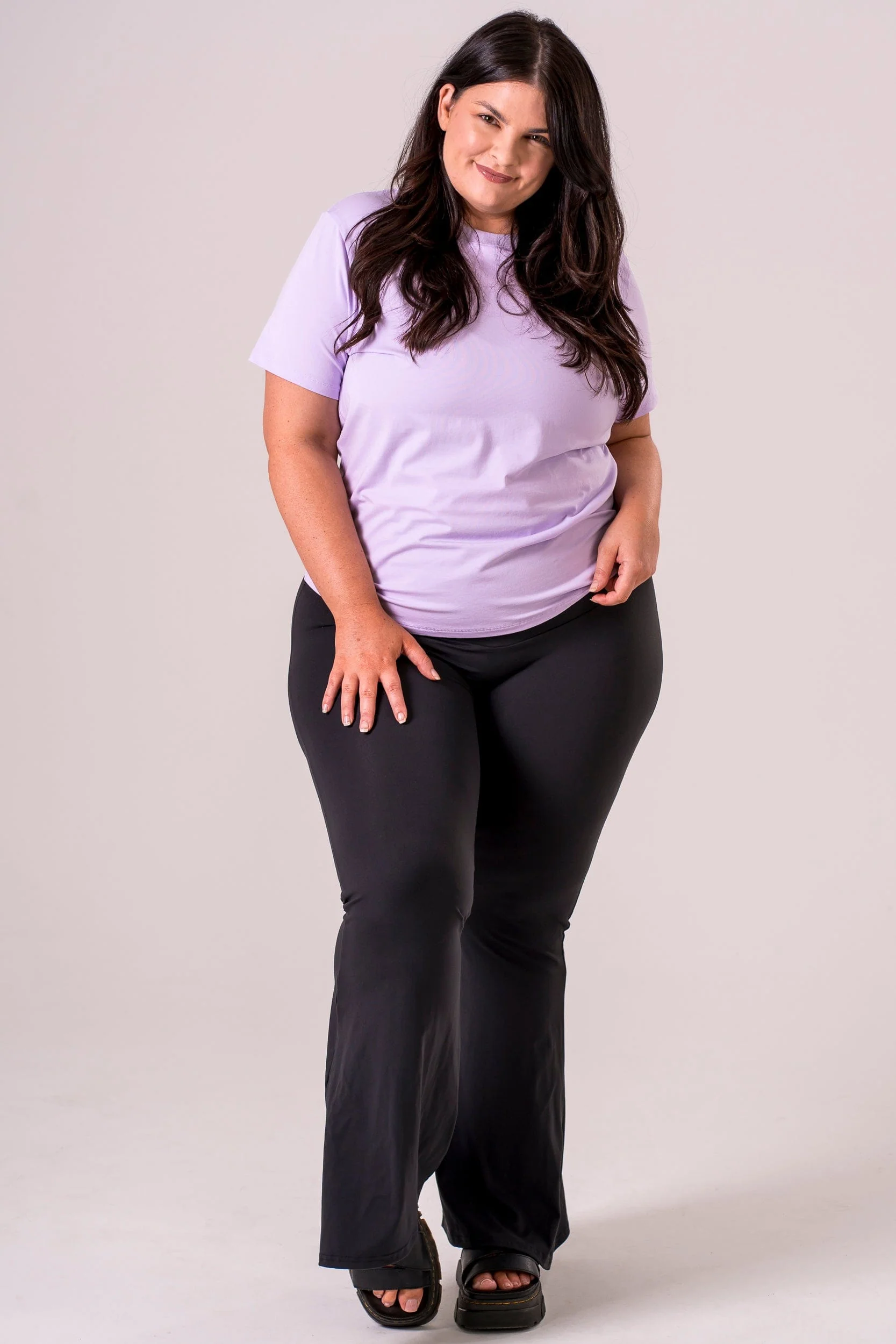 Lilac Basic Tee - Image 5