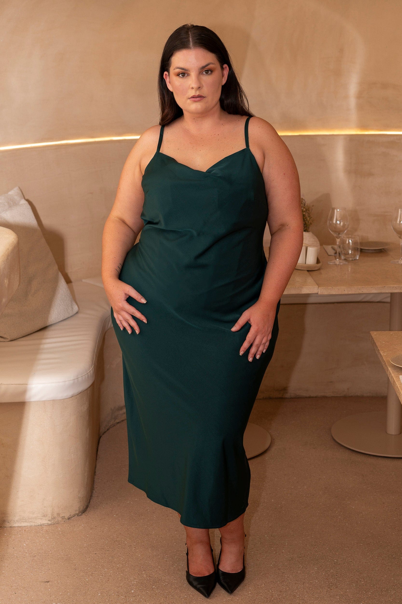 Margarita Cowl Neck Dress - Image 7