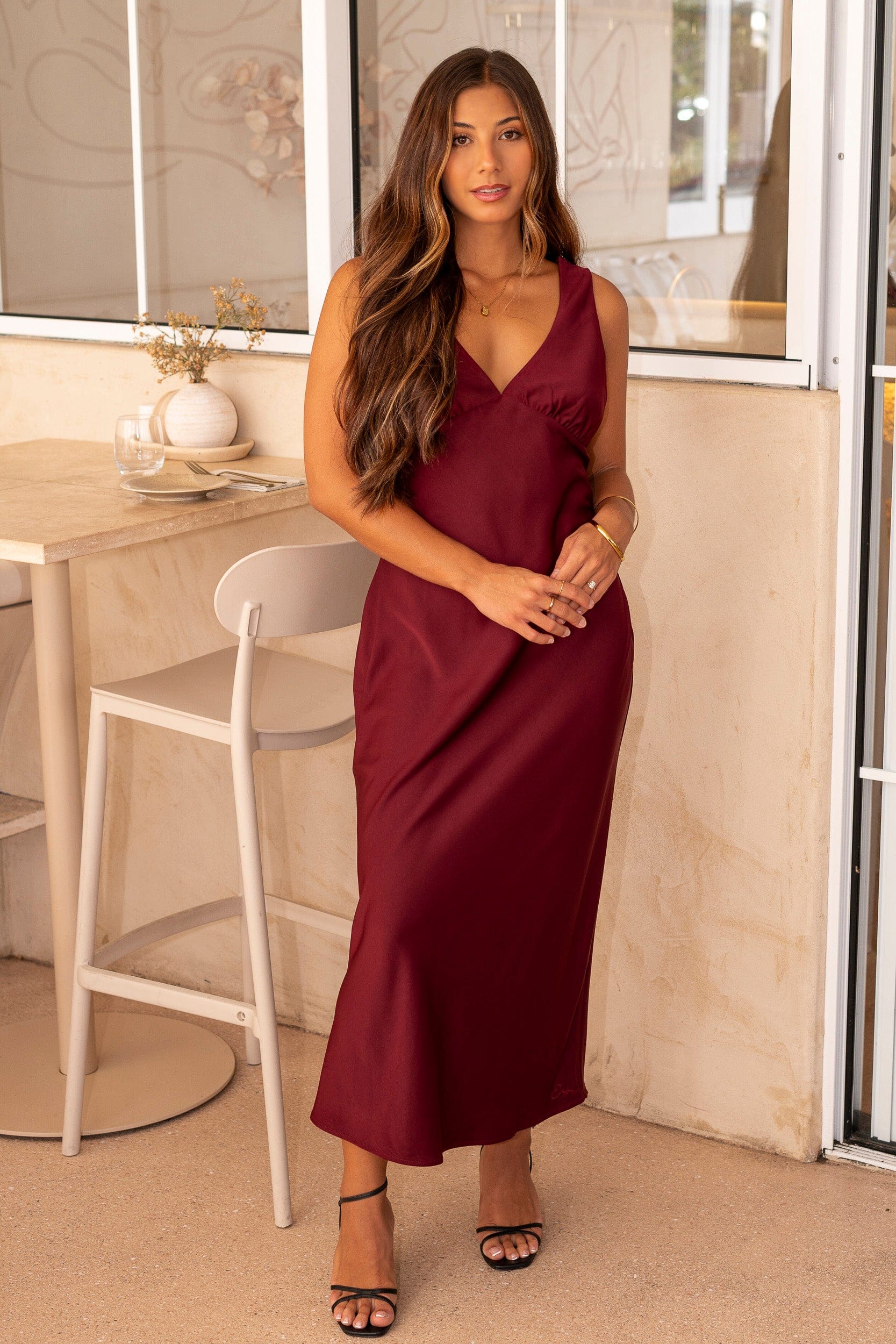 Merlo V Neck Dress - Image 5
