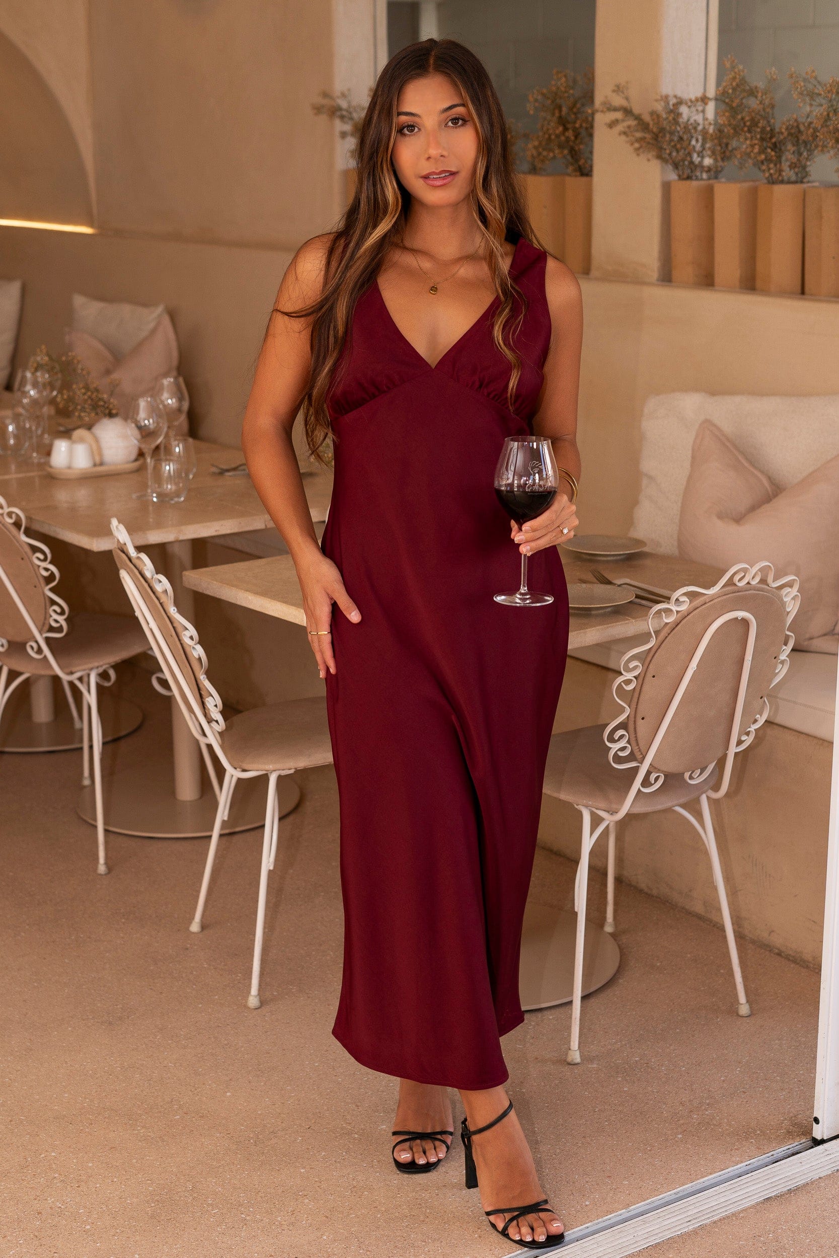 Merlo V Neck Dress - Image 6