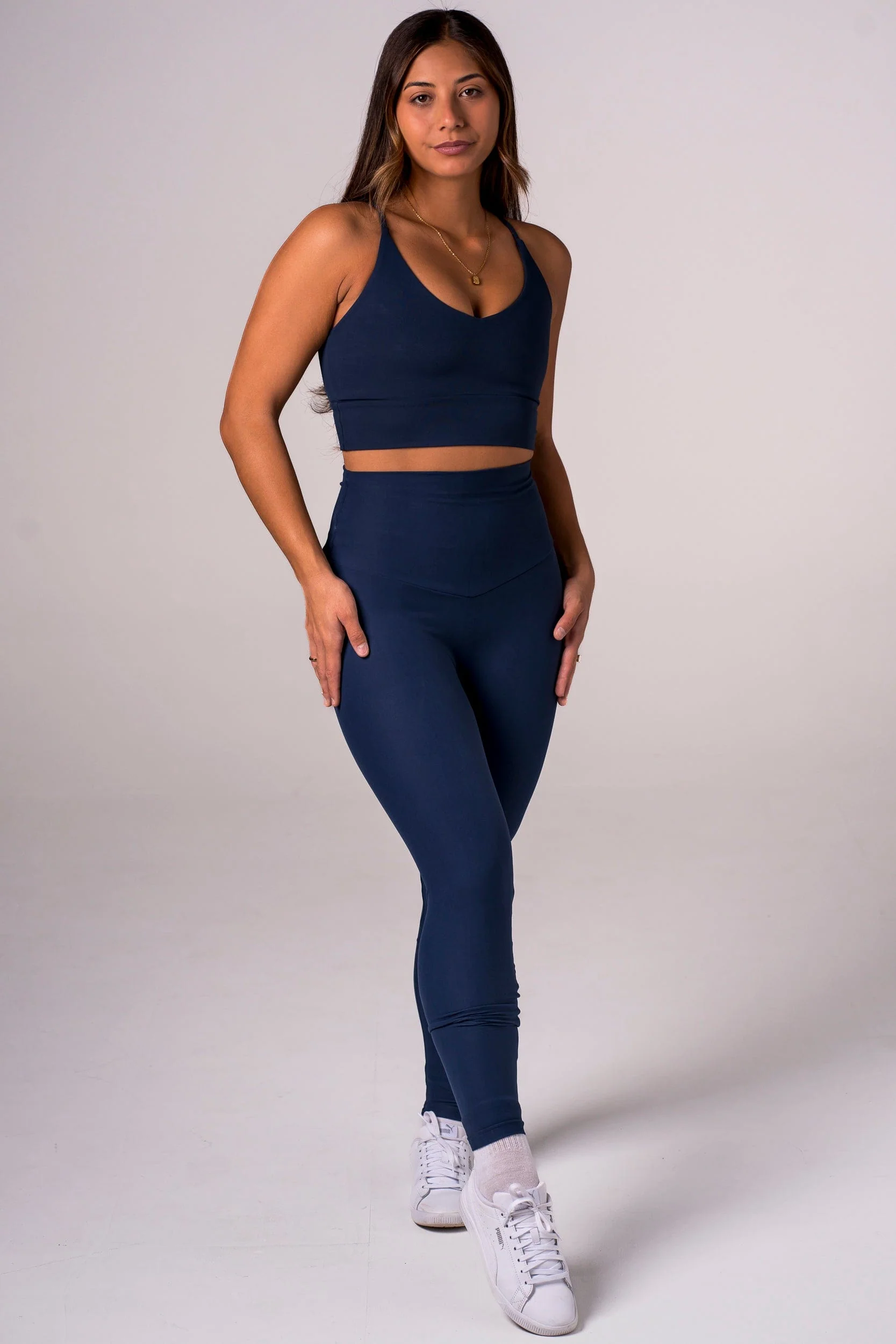 Midnight Dynamic High Waisted Ankle Biter Leggings - Image 3