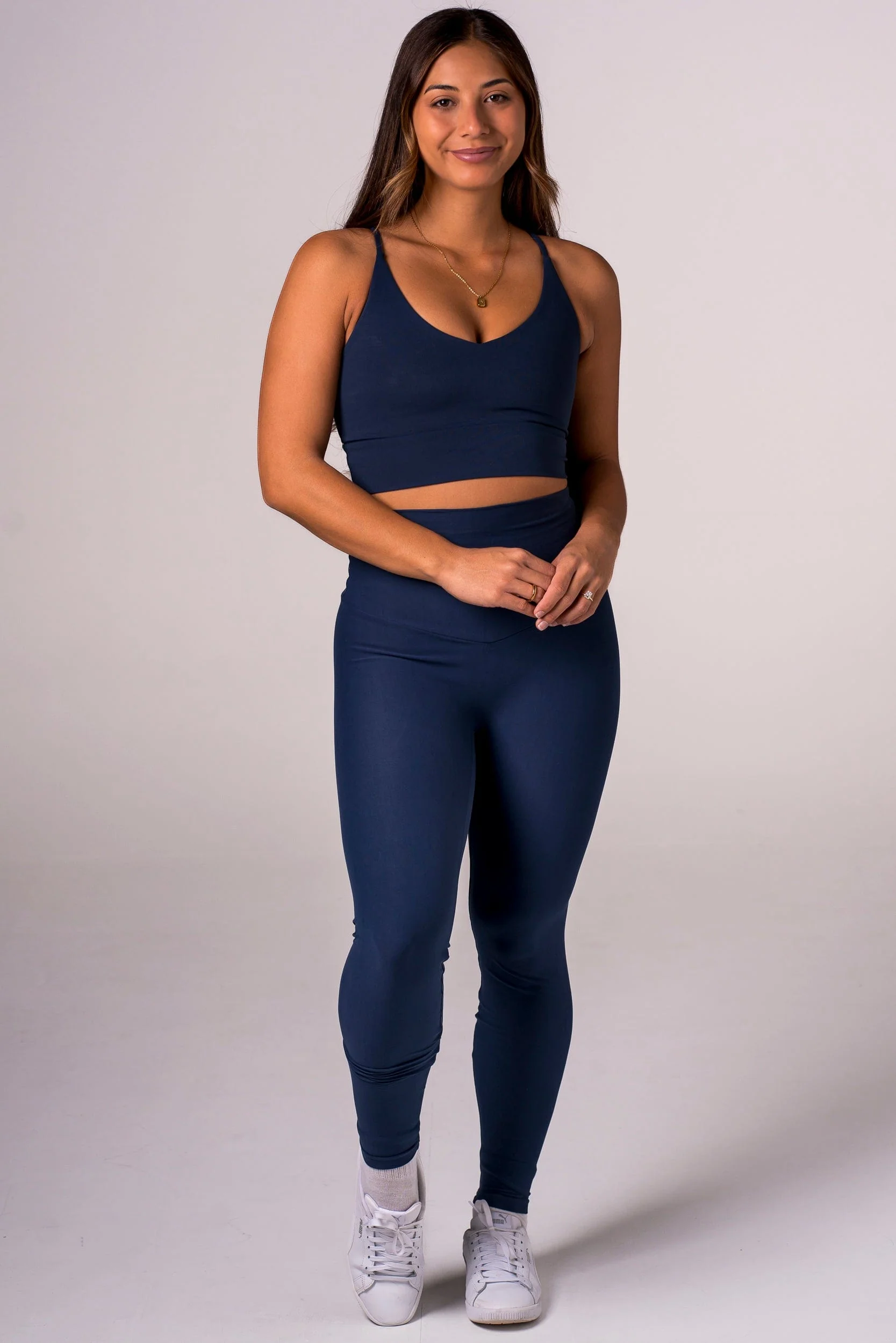 Midnight Dynamic High Waisted Ankle Biter Leggings - Image 4