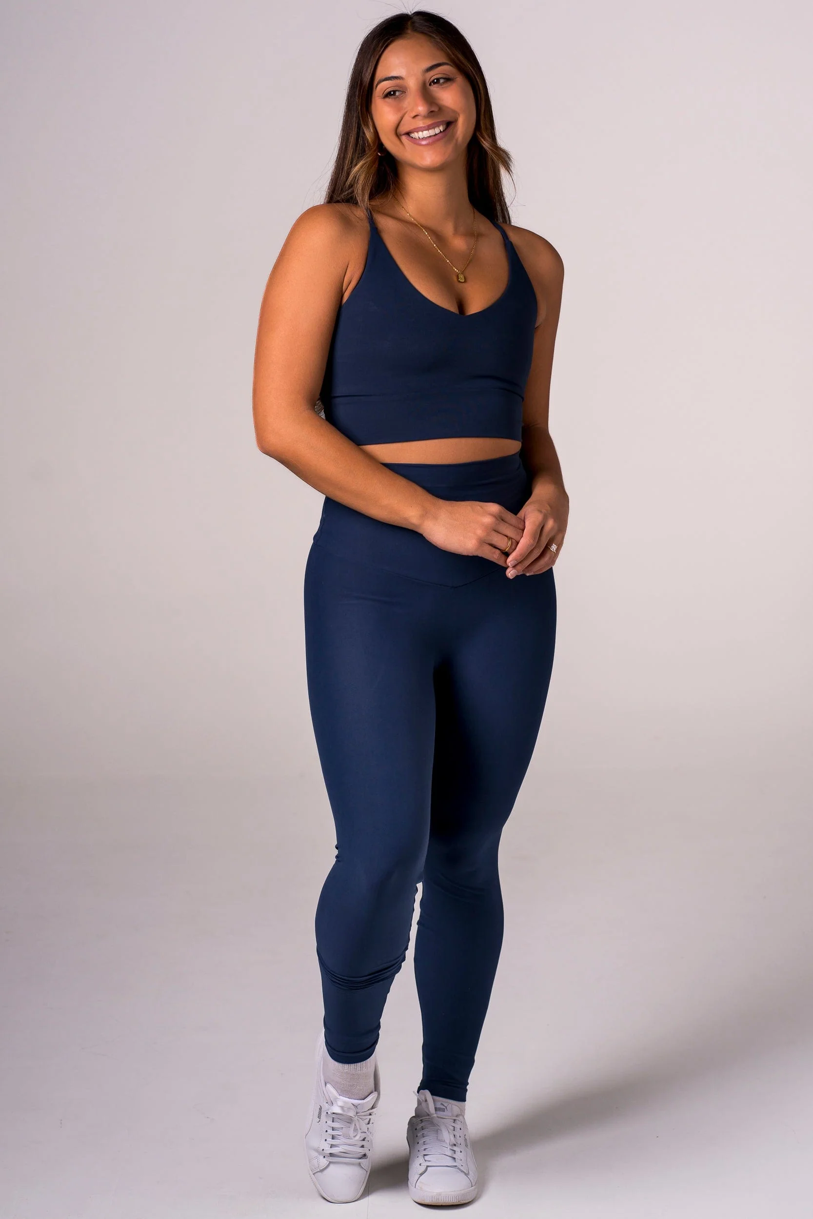 Midnight Dynamic High Waisted Ankle Biter Leggings - Image 6