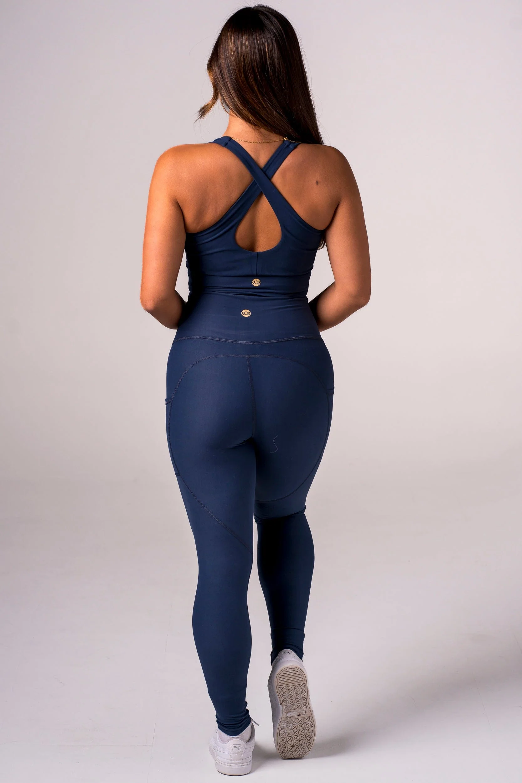 Midnight Dynamic High Waisted Pocket Shaper Ankle Biter Leggings - Image 5