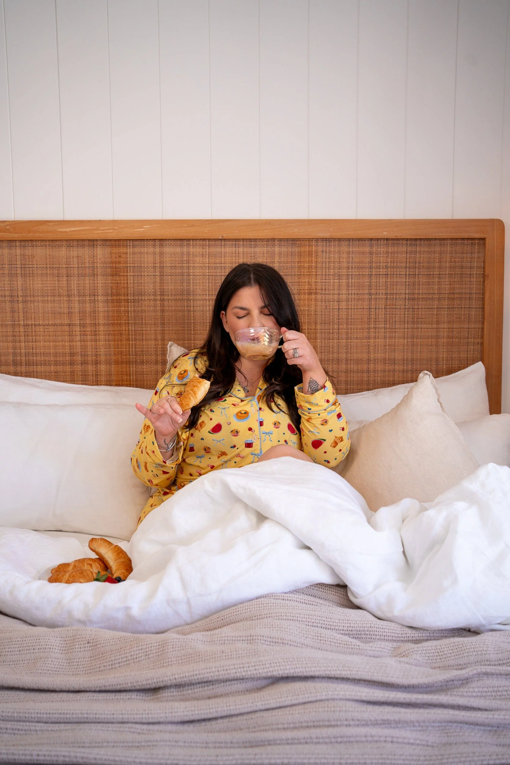 Morning Sunshine Bamboo Pyjama Long Sleeve Shirt - Image 3