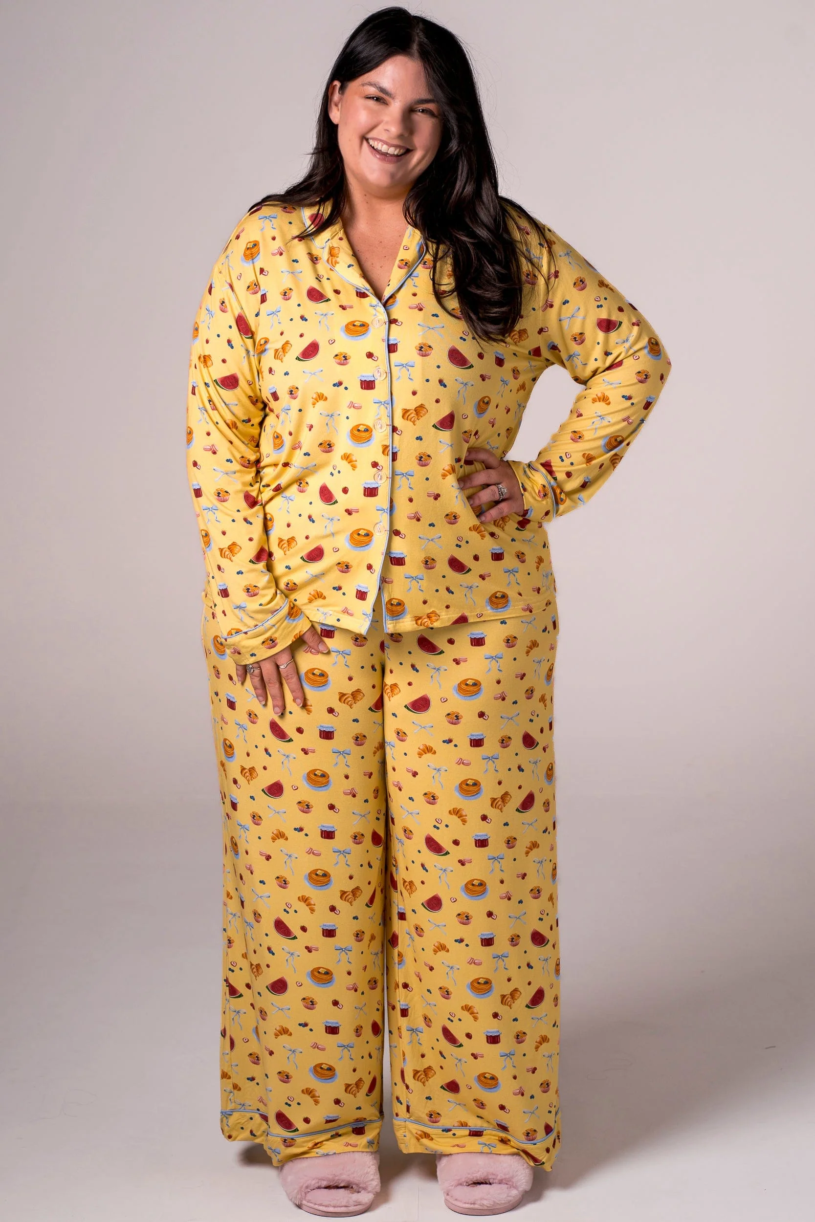 Morning Sunshine Bamboo Pyjama Long Sleeve Shirt - Image 5