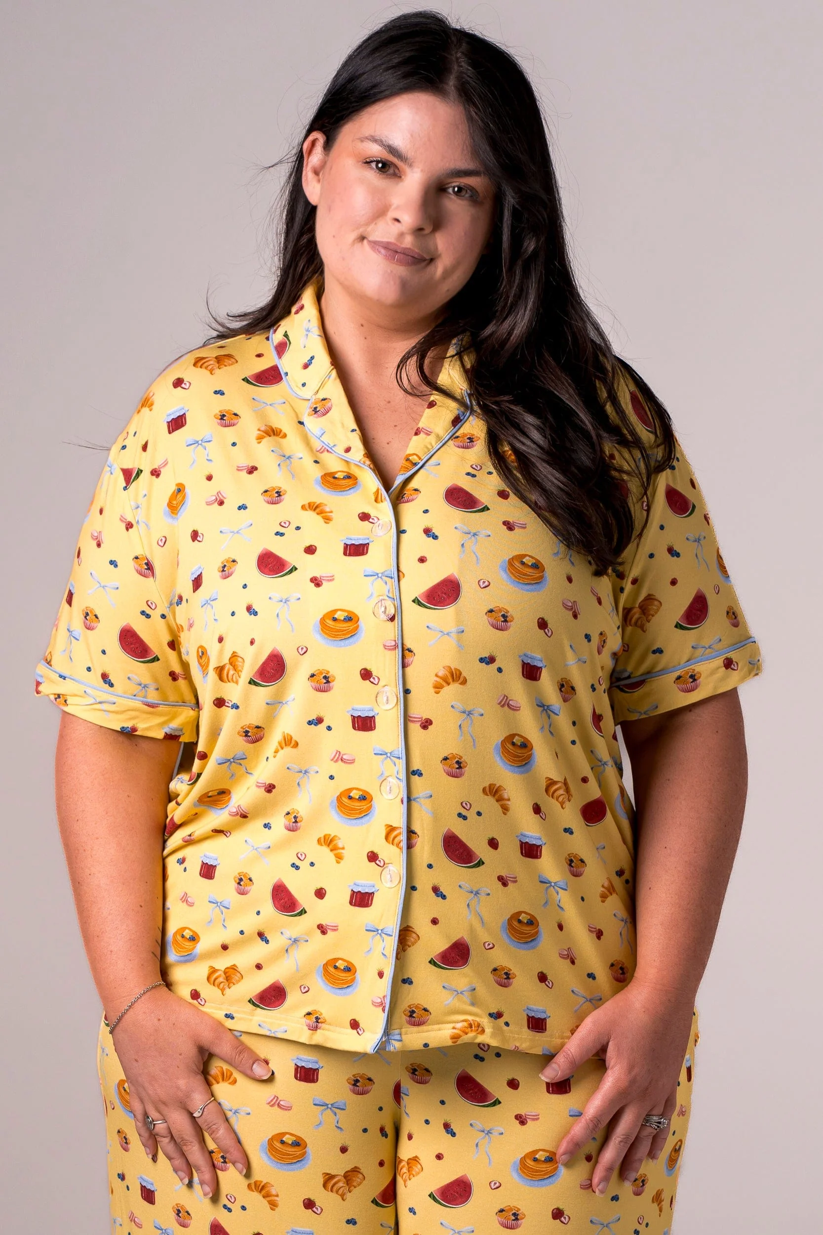 Morning Sunshine Bamboo Pyjama Long Sleeve Shirt - Image 9