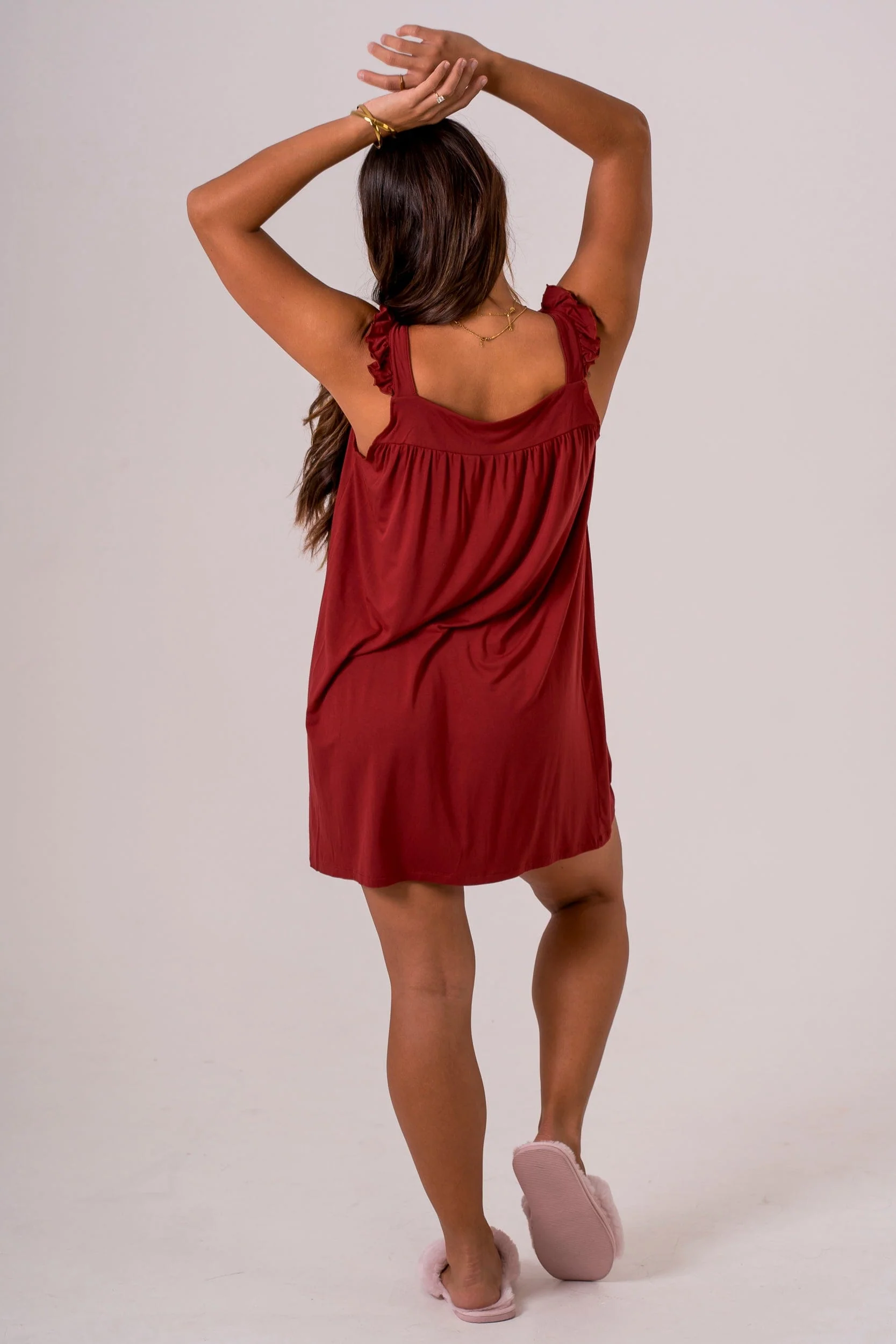 Ruby Bamboo Pyjama Dress - Image 6