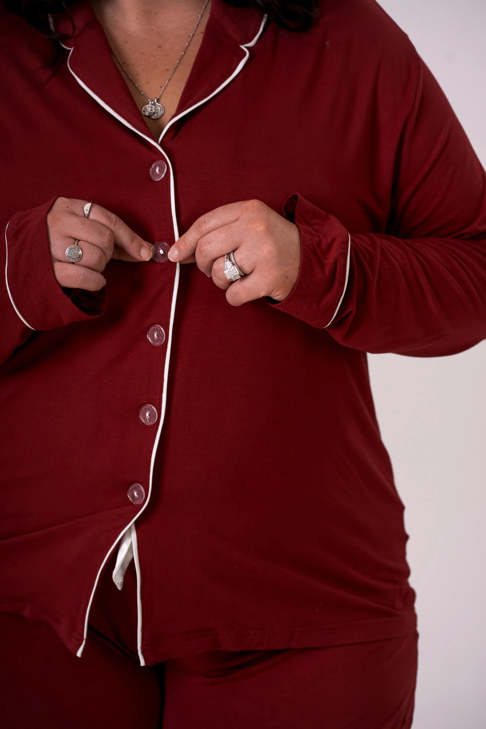 Ruby Bamboo Pyjama Long Sleeve Shirt - Image 5
