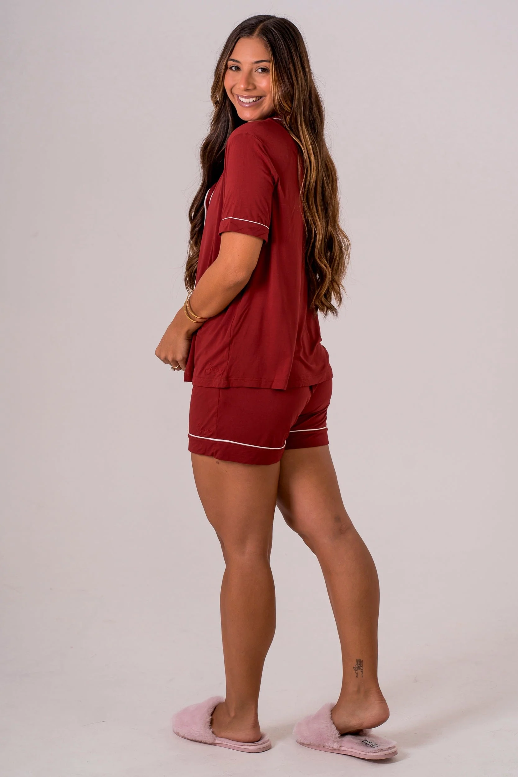 Ruby Bamboo Pyjama Shorts - Image 8