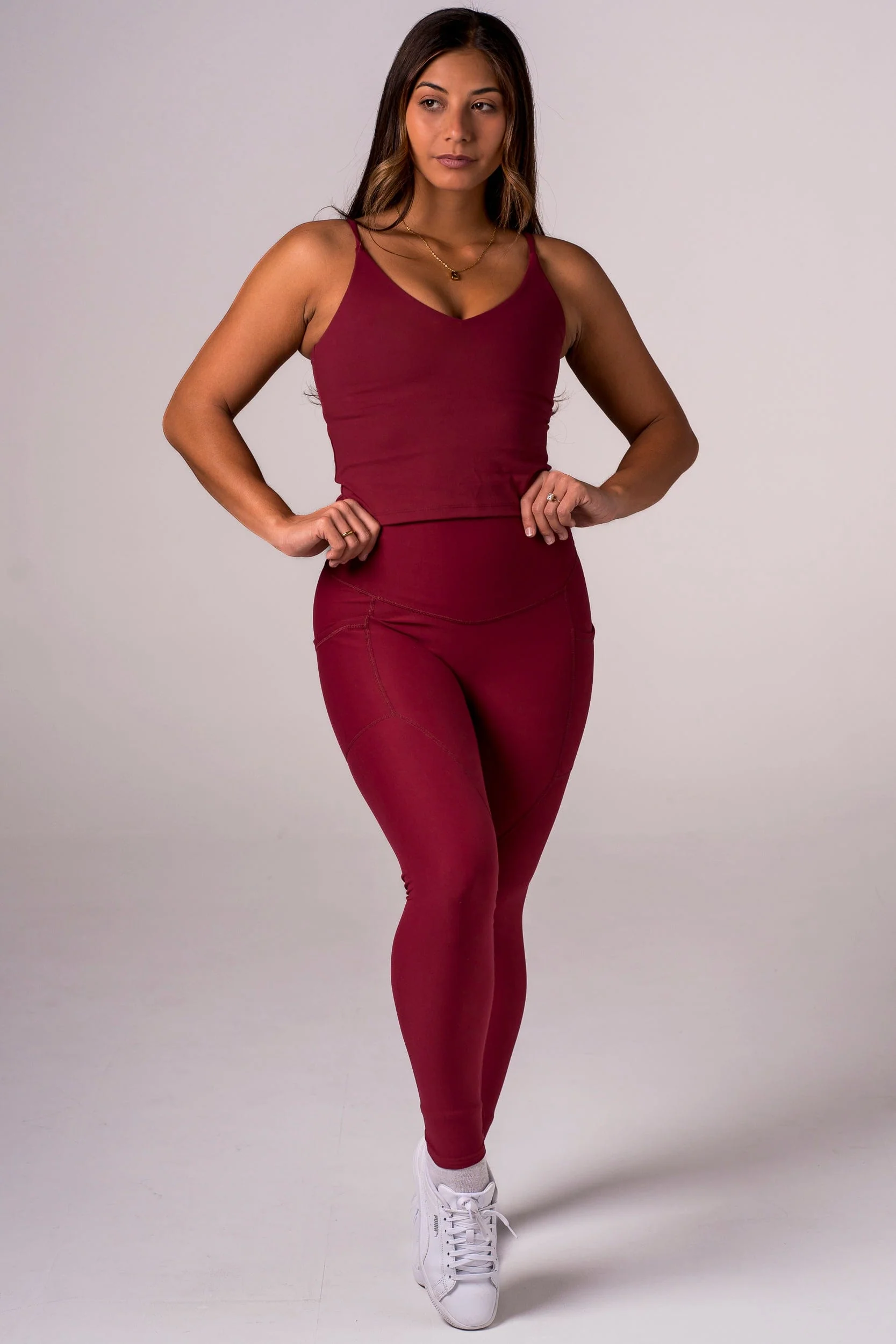 Scarlet Dynamic High Waisted Pocket Shaper Ankle Biter Leggings - Image 3
