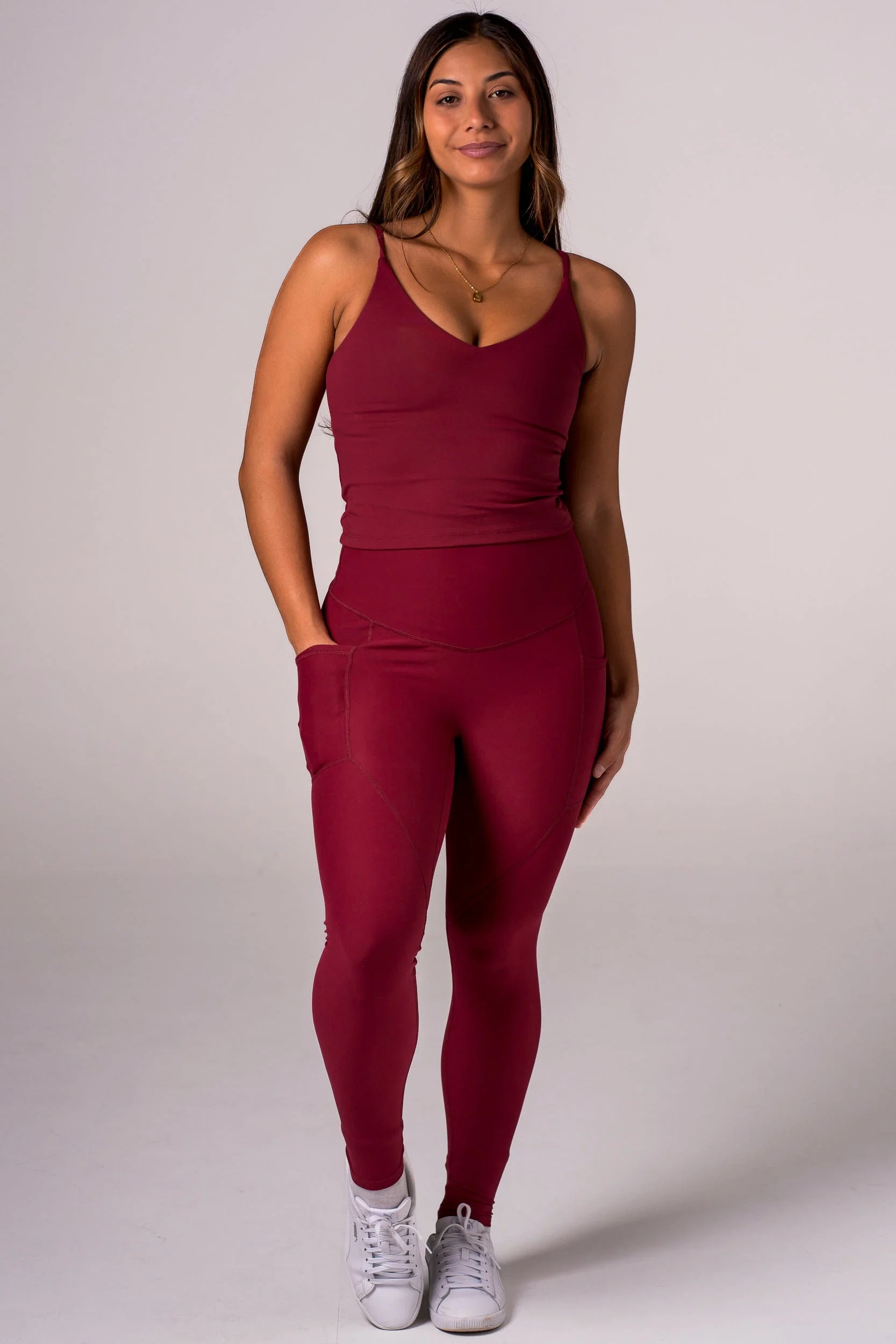 Scarlet Dynamic High Waisted Pocket Shaper Ankle Biter Leggings - Image 4