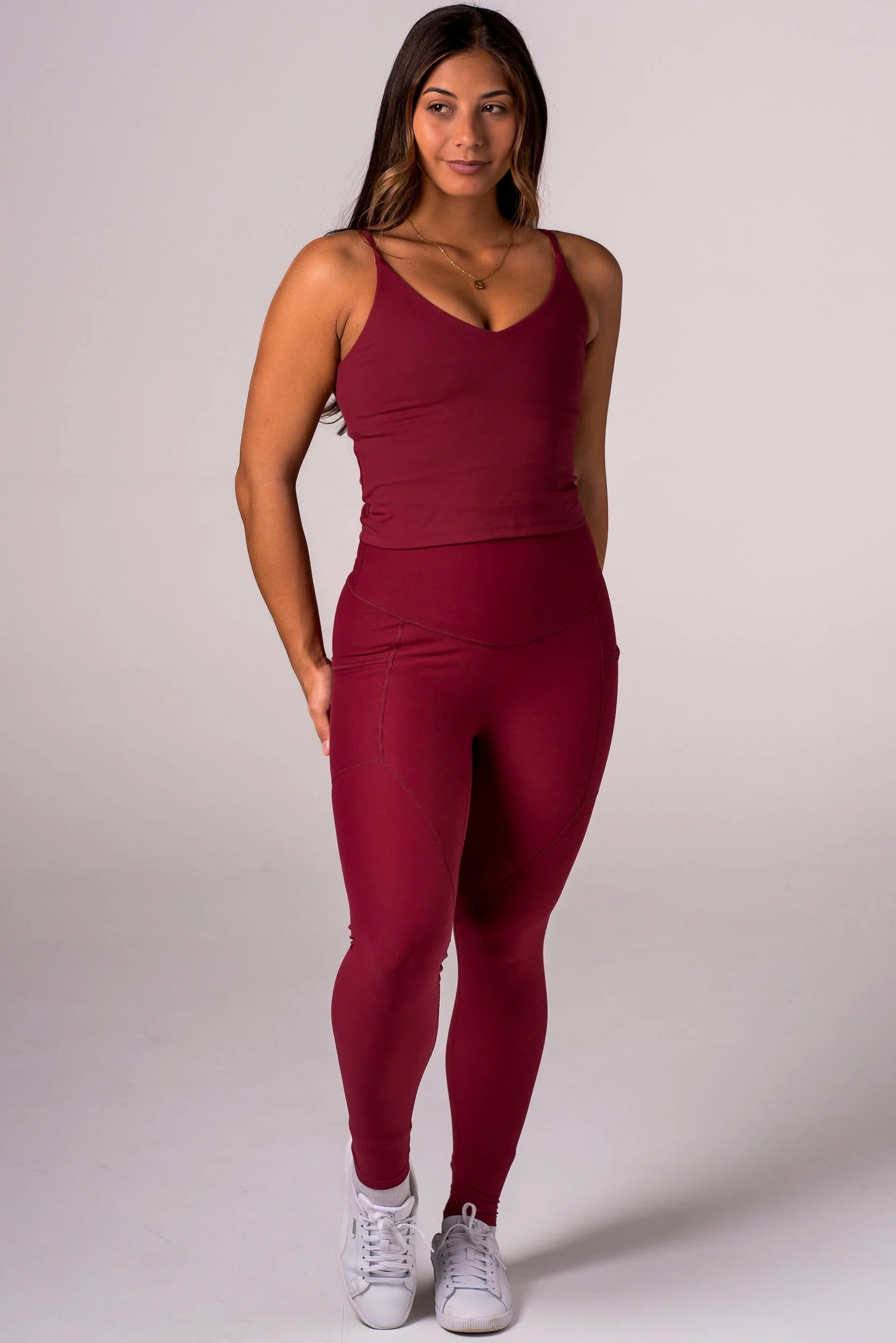 Scarlet Dynamic High Waisted Pocket Shaper Ankle Biter Leggings - Image 6
