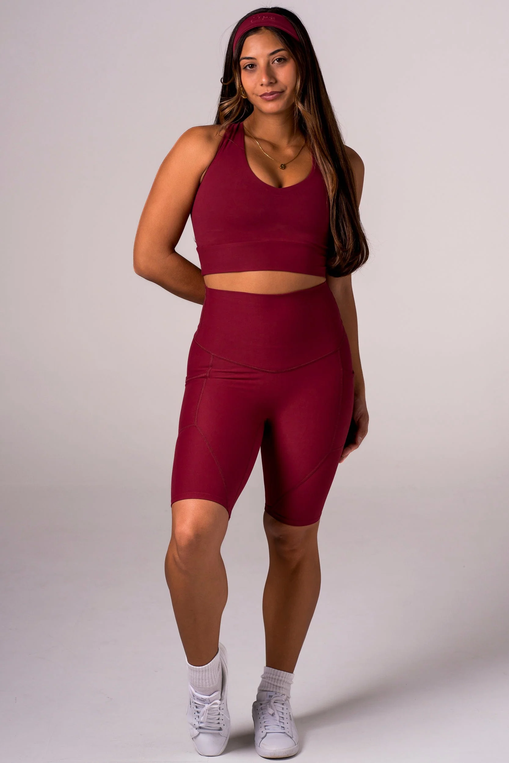 Scarlet Dynamic High Waisted Pocket Shaper Bike Shorts - Image 3