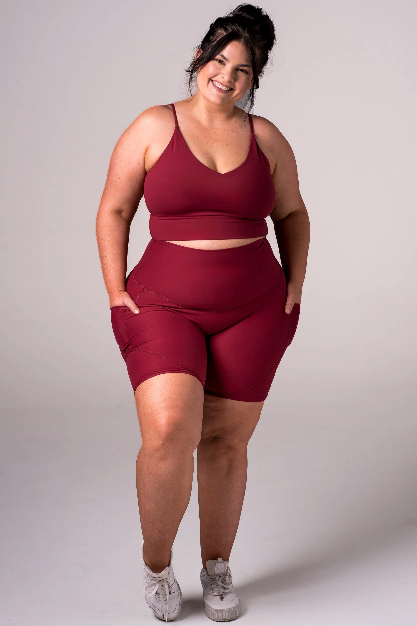 Scarlet Dynamic High Waisted Pocket Shaper Booty Shorts - Image 6