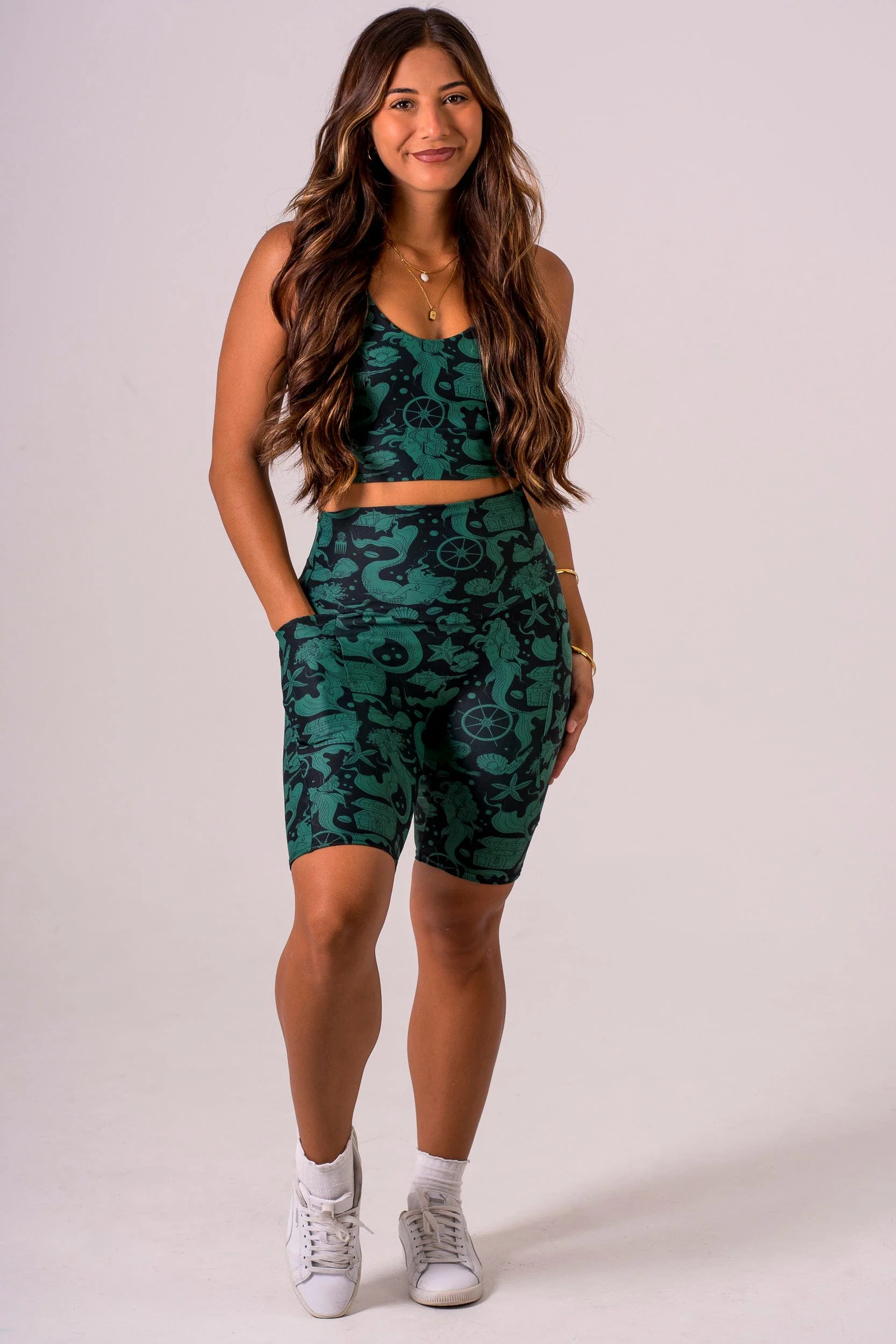 Siren Dynamic High Waisted Pocket Bike Shorts - Image 6
